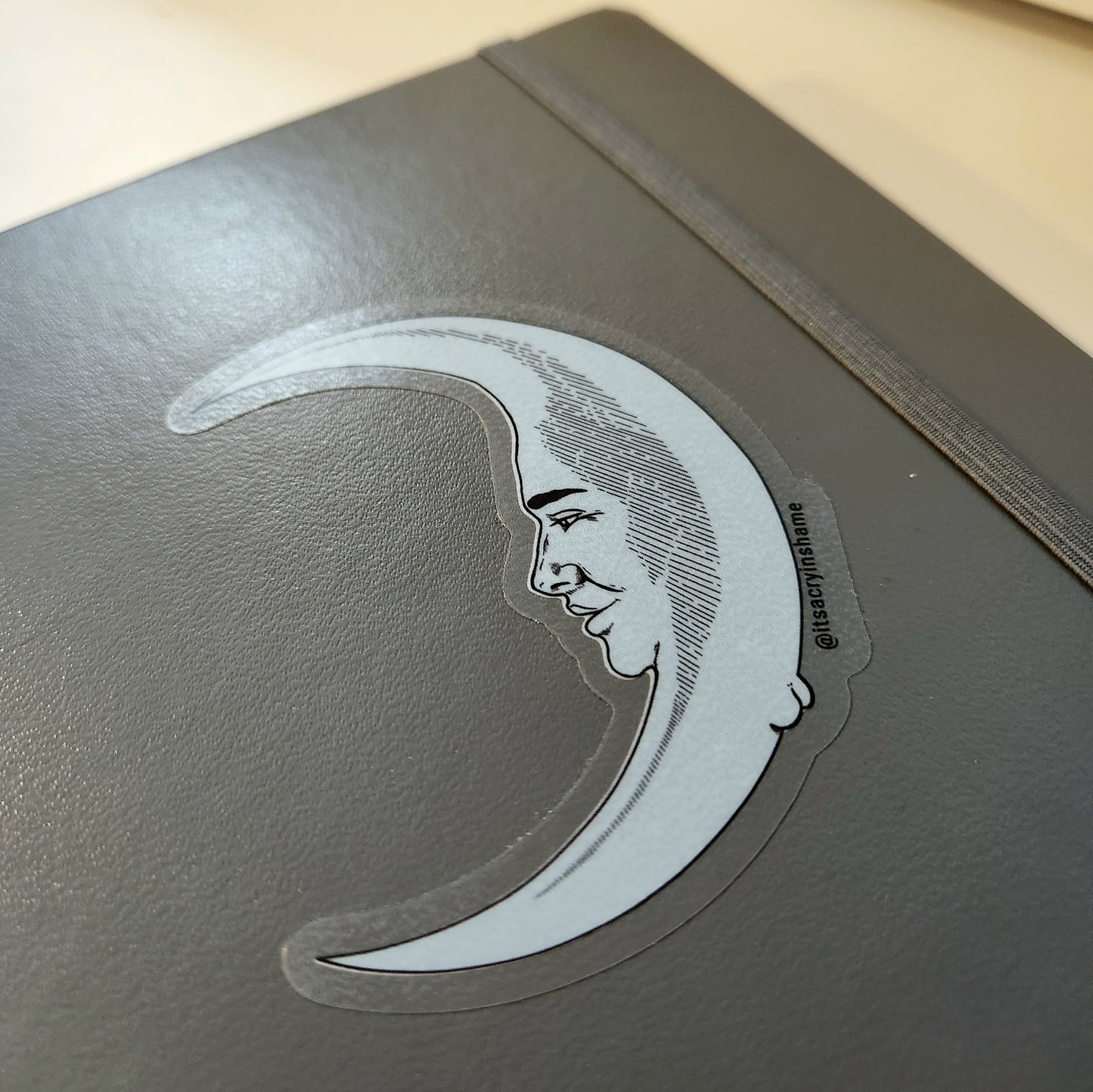 'Moon' Sticker