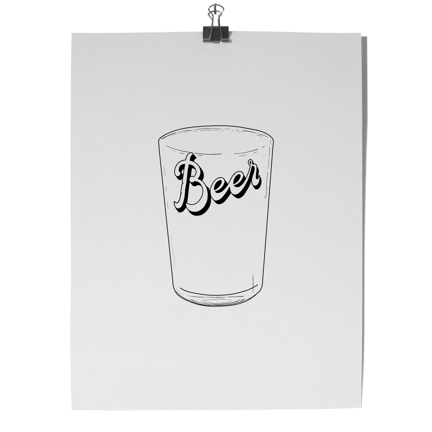'Beer' Print