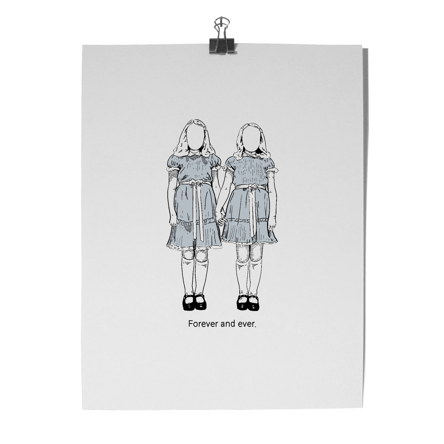 'Forever' Colour Block Print