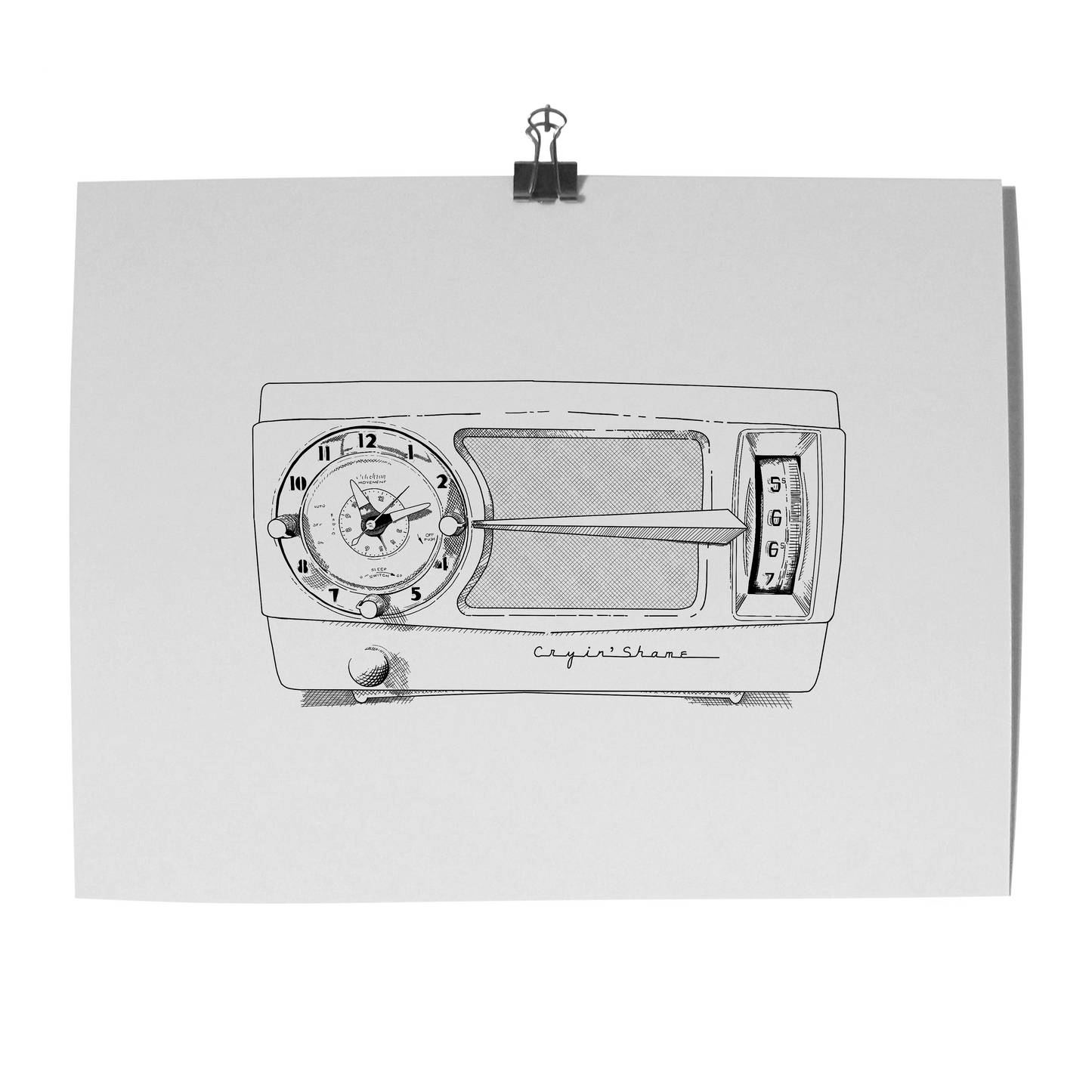 'Radio' Print