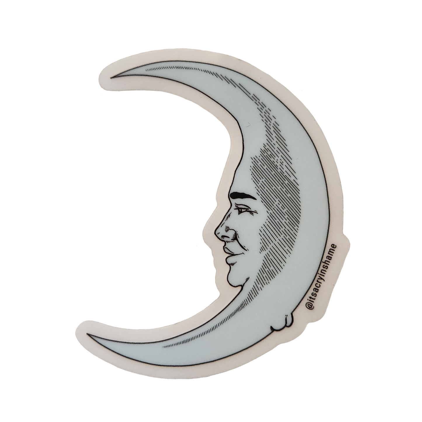 'Moon' Sticker